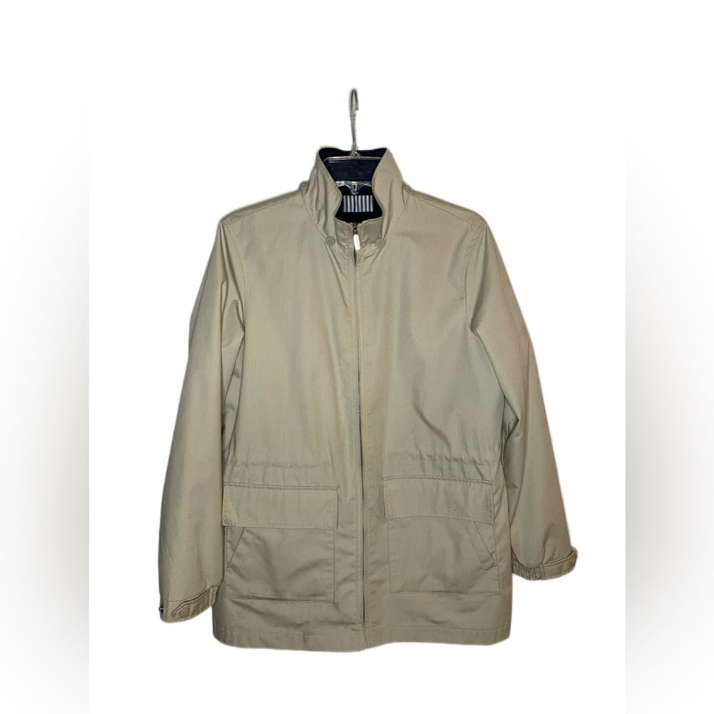 London Fog Women's Trench Coat Cinched Waist PL